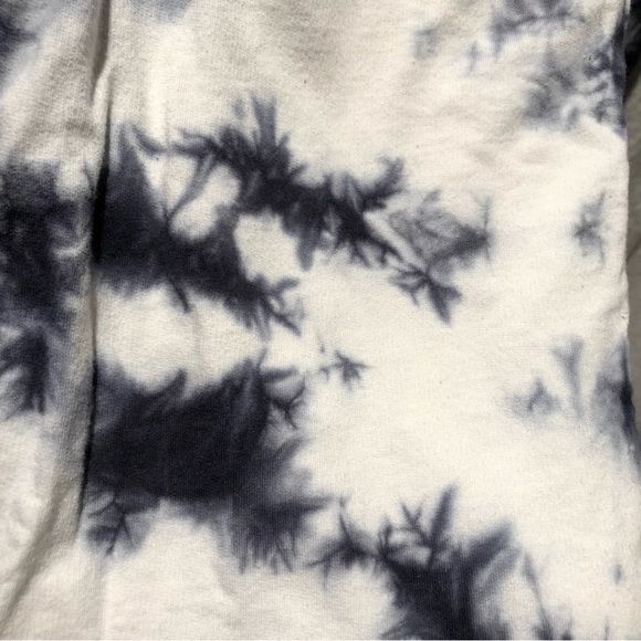 C&C California tie dye jogger sweatpants dark grey blue drawstring S - Picture 3 of 7